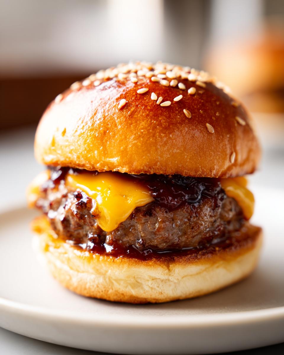 BBQ Cheeseburger Sliders - detail 1