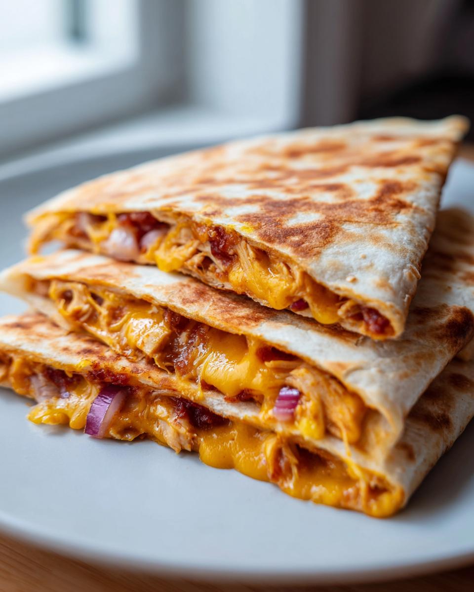 BBQ Chicken Quesadillas - detail 2