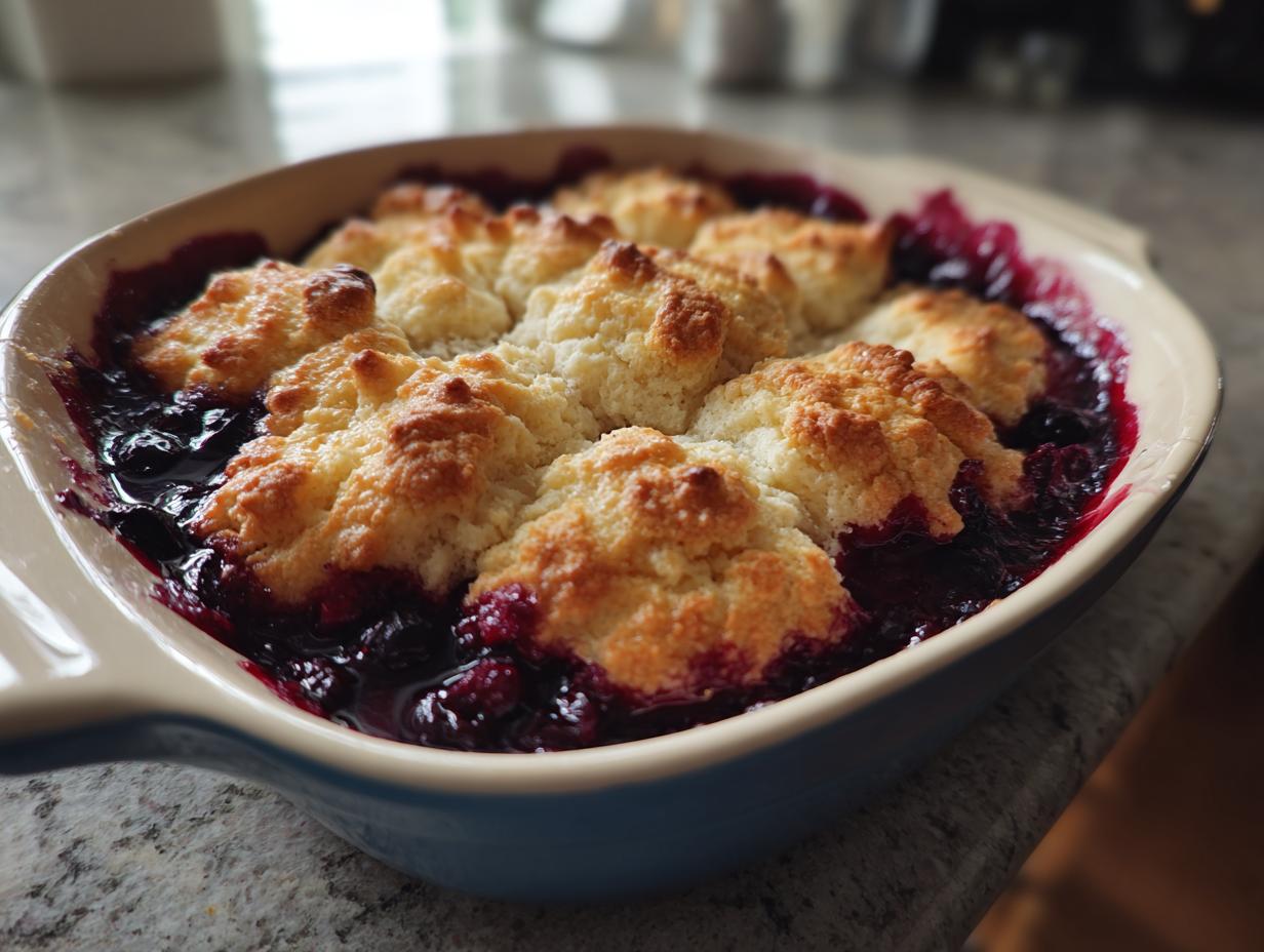 Home 17 Blueberry Cobbler
