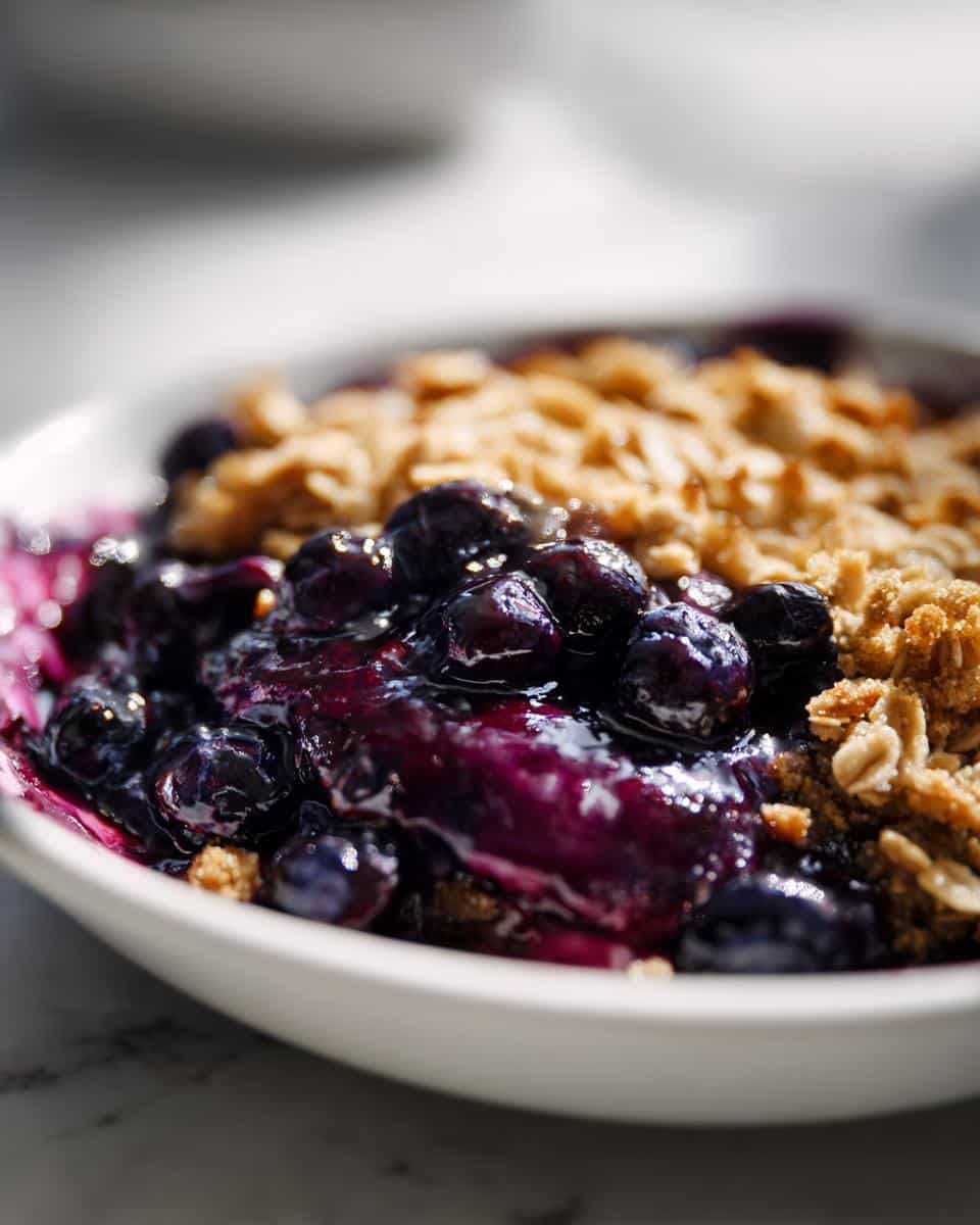 Blueberry Crisp - detail 1