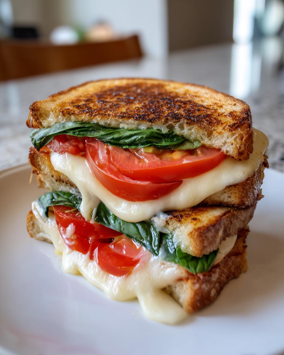 Irresistible Caprese Grilled Cheese in Just 15 Minutes 5 Caprese Grilled Cheese - detail 2