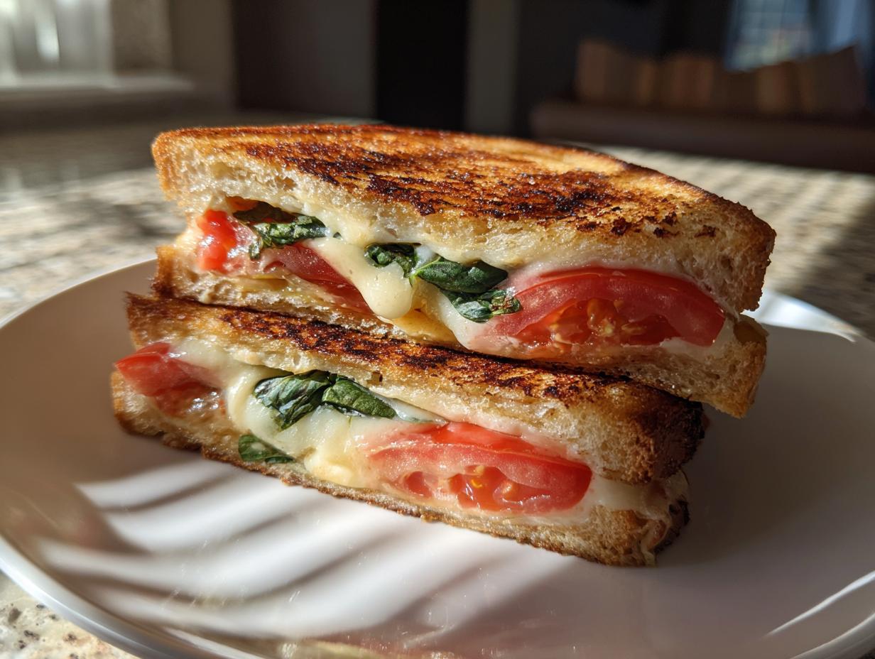 Caprese Grilled Cheese