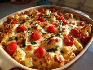 Home 12 Caprese Pasta Bake