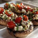Caprese Stuffed Mushrooms