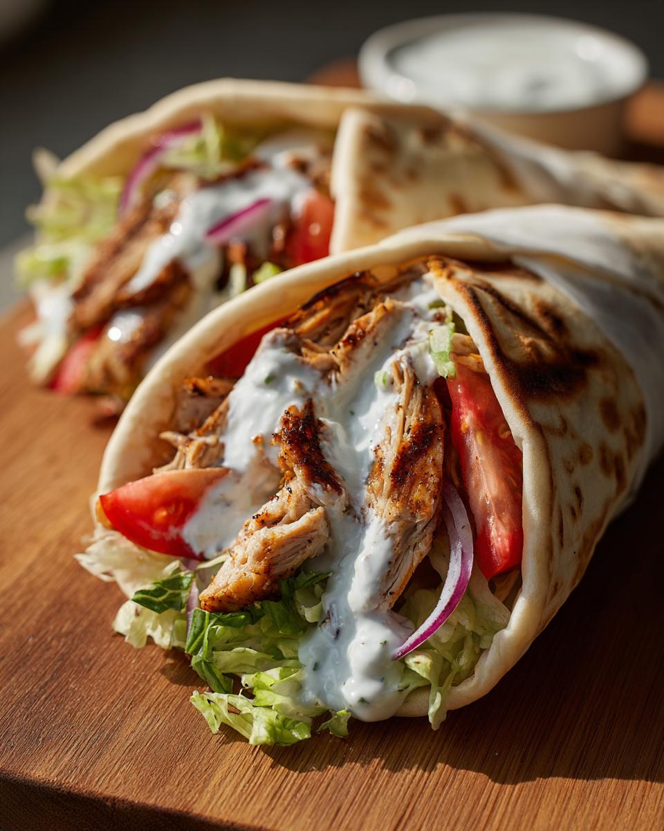 Chicken Gyro Wraps - detail 2