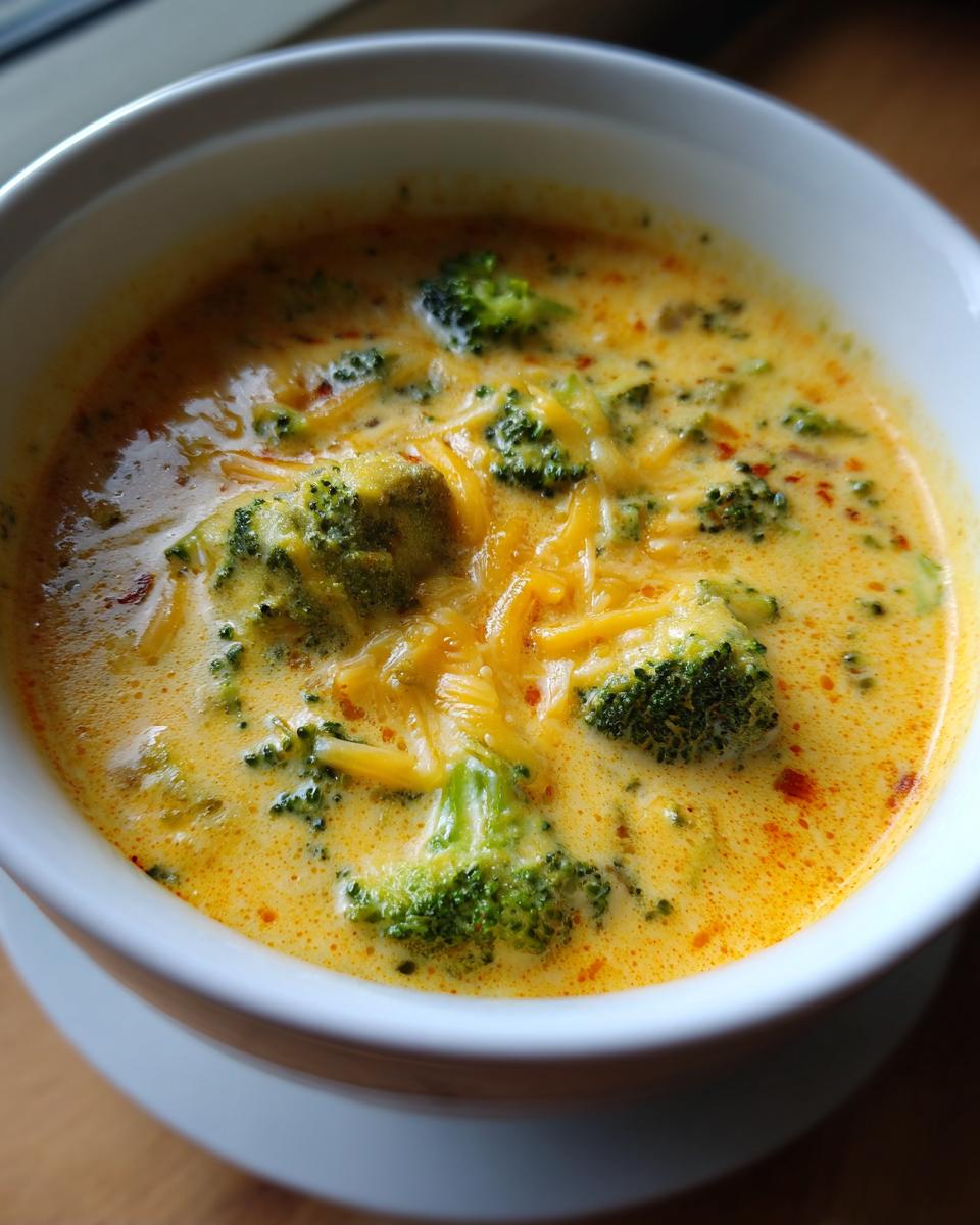 Creamy Broccoli Cheddar Soup - detail 1