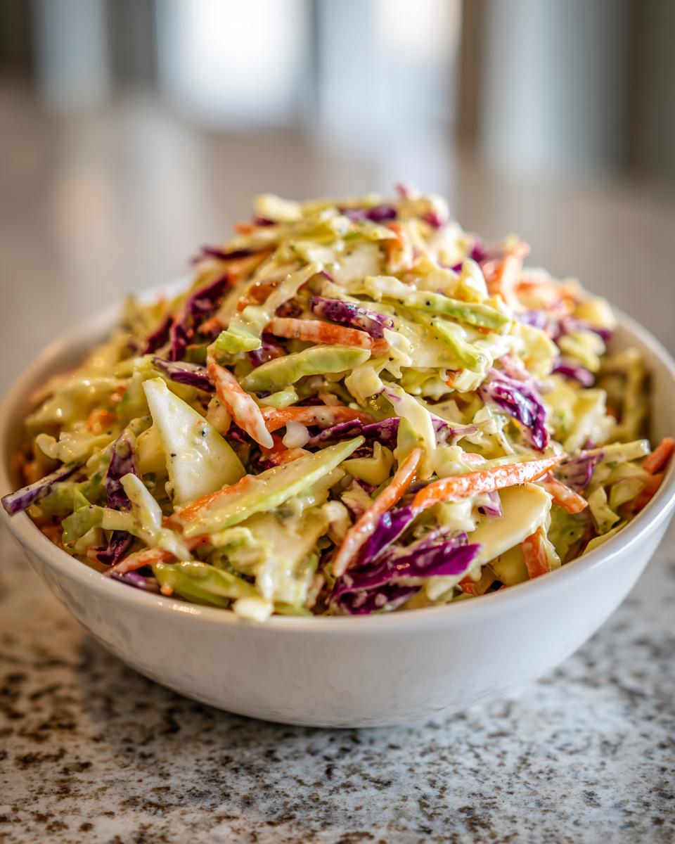 Creamy Coleslaw with Apple: A 15-Minute Summer Sensation 4 Creamy Coleslaw with Apple - detail 1