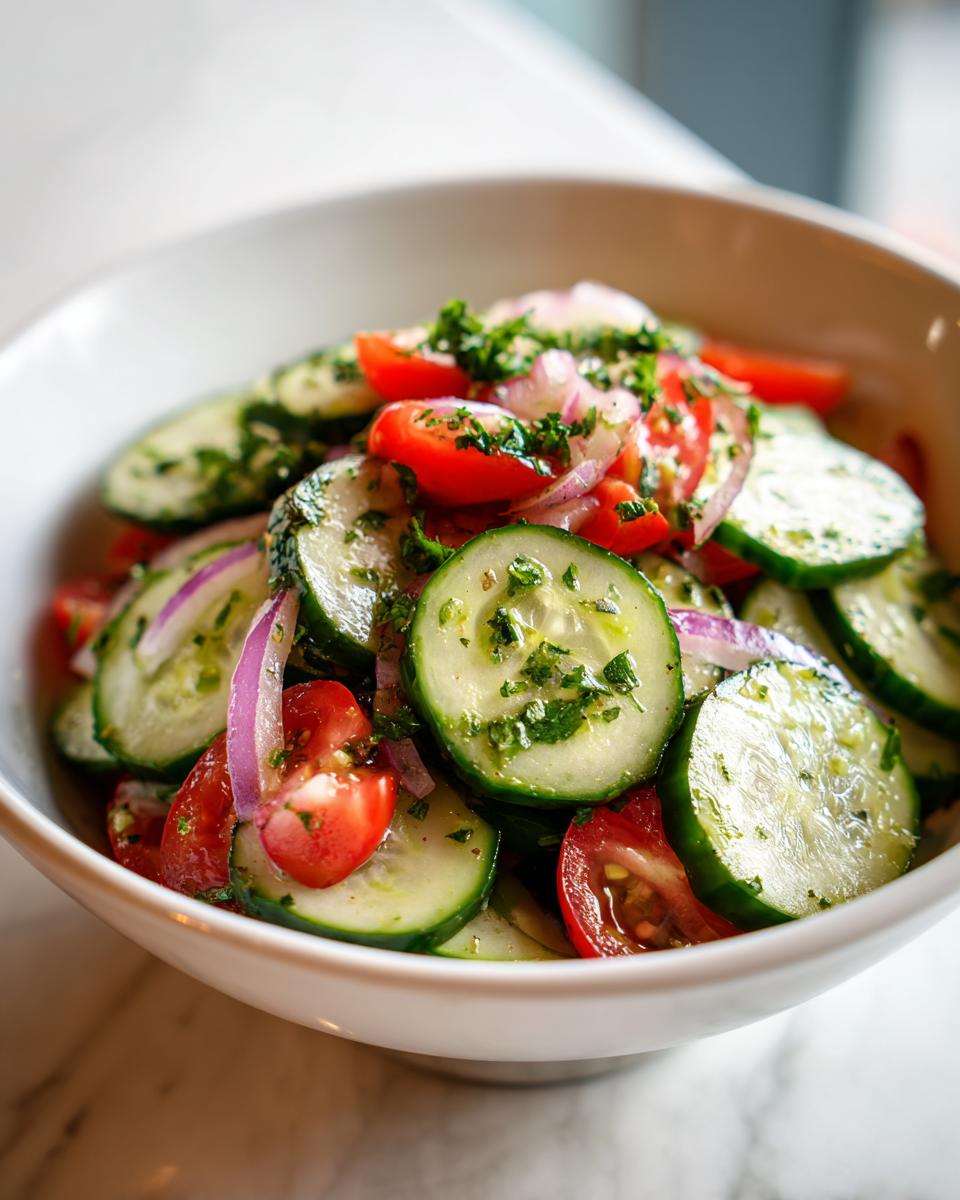 Cucumber Tomato Salad - detail 1