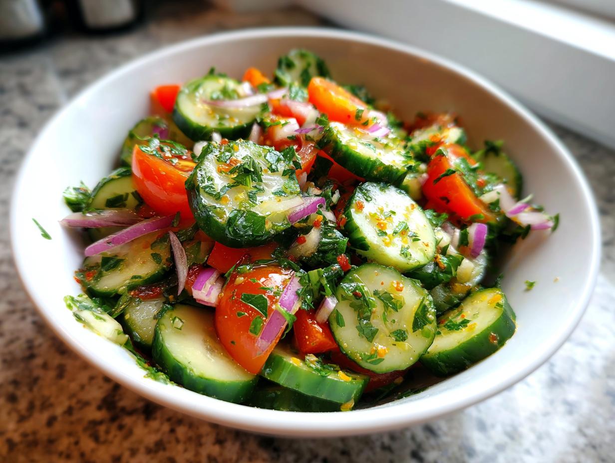 Cucumber Tomato Salad