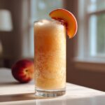 Frozen Peach Bellini Mocktail