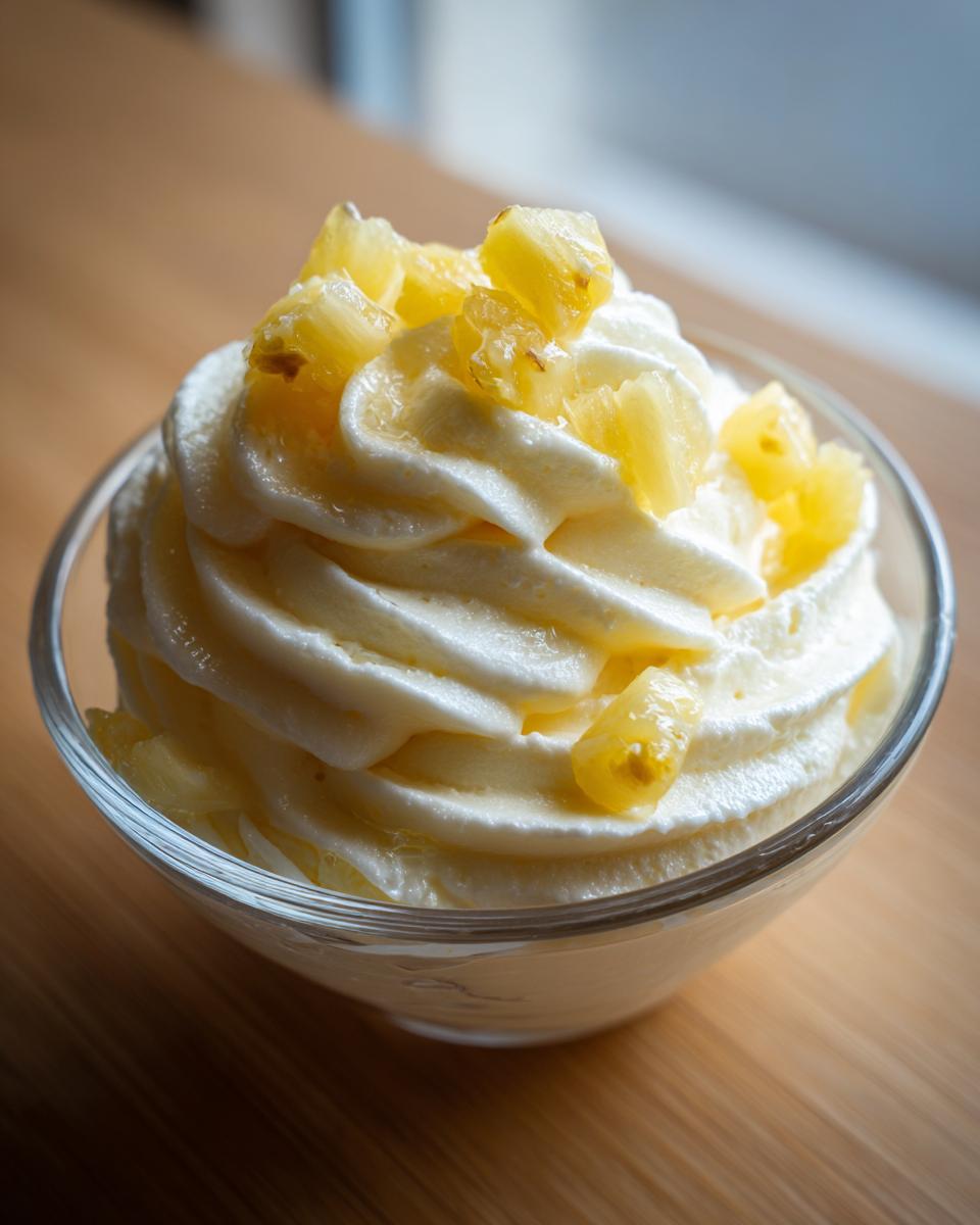 Delicious 5-Minute Frozen Pineapple Whip Recipe - So Creamy Yet Vegan! 4 Frozen Pineapple Whip - detail 1
