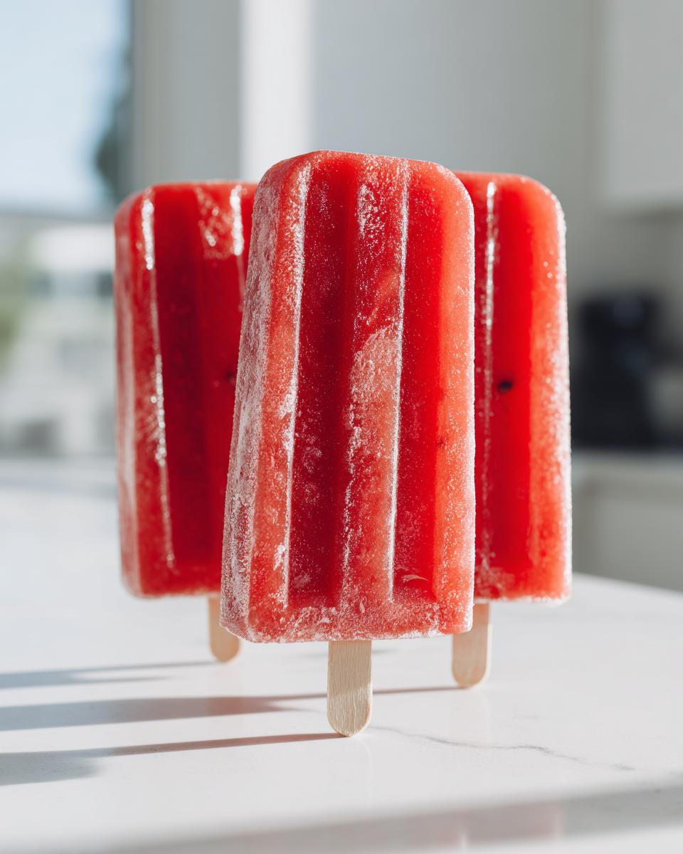 Frozen Watermelon Pops - detail 2