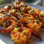 Garlic Butter Shrimp Skewers