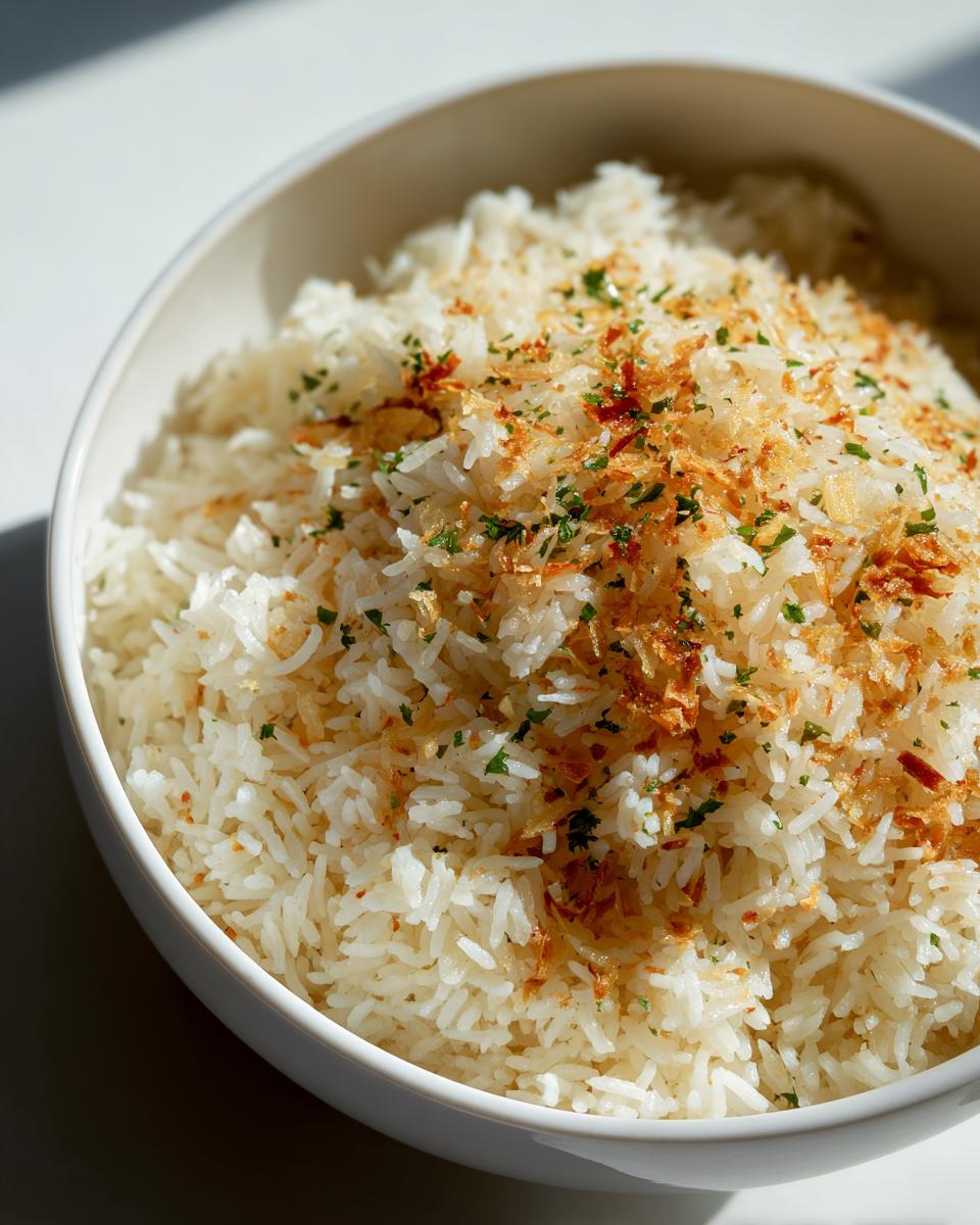 Garlic Herb Rice - detail 2