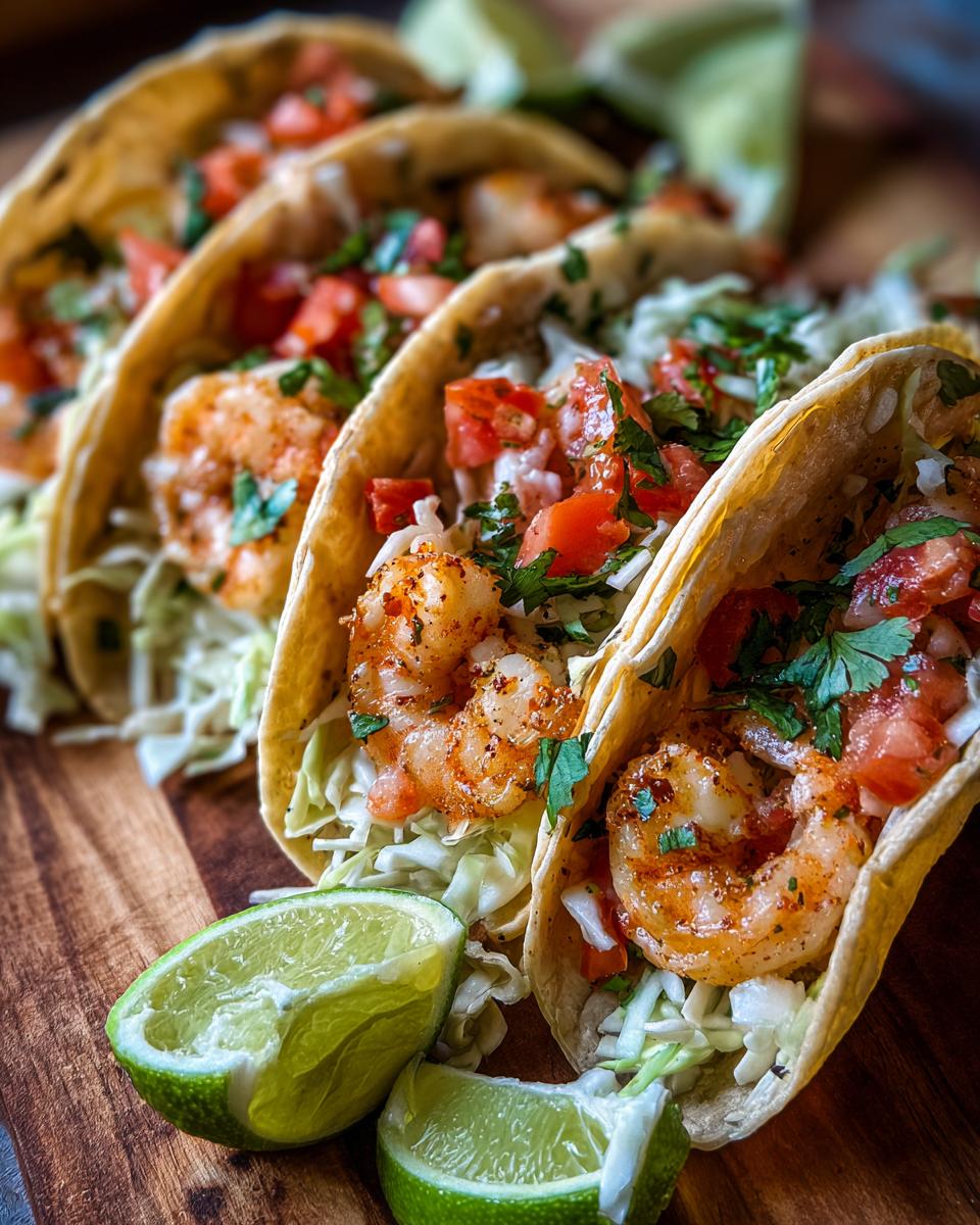 Garlic Shrimp Tacos - detail 1
