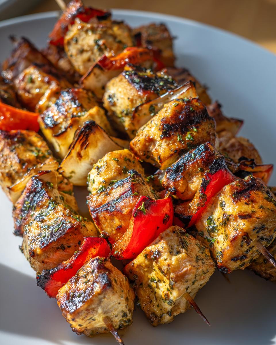 Greek Chicken Skewers - detail 1