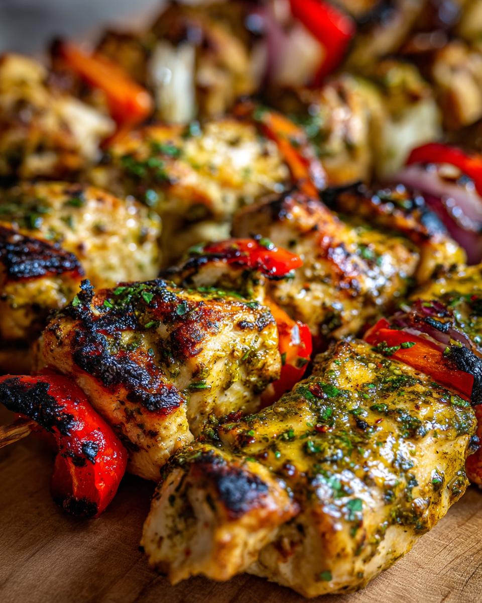 Greek Chicken Skewers - detail 2