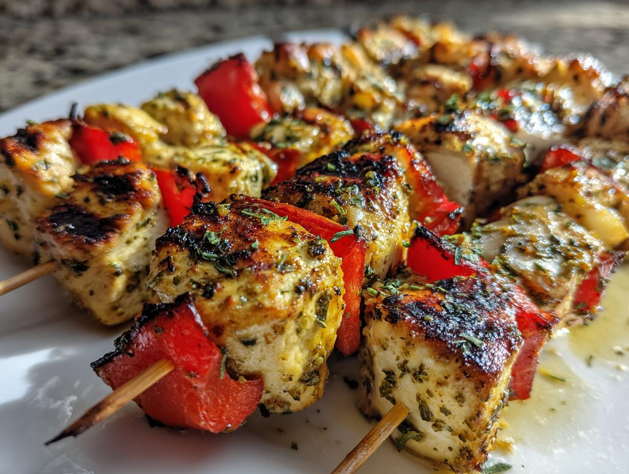 Greek Chicken Skewers