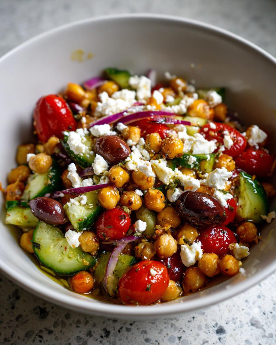Greek Chickpea Bowl - detail 1