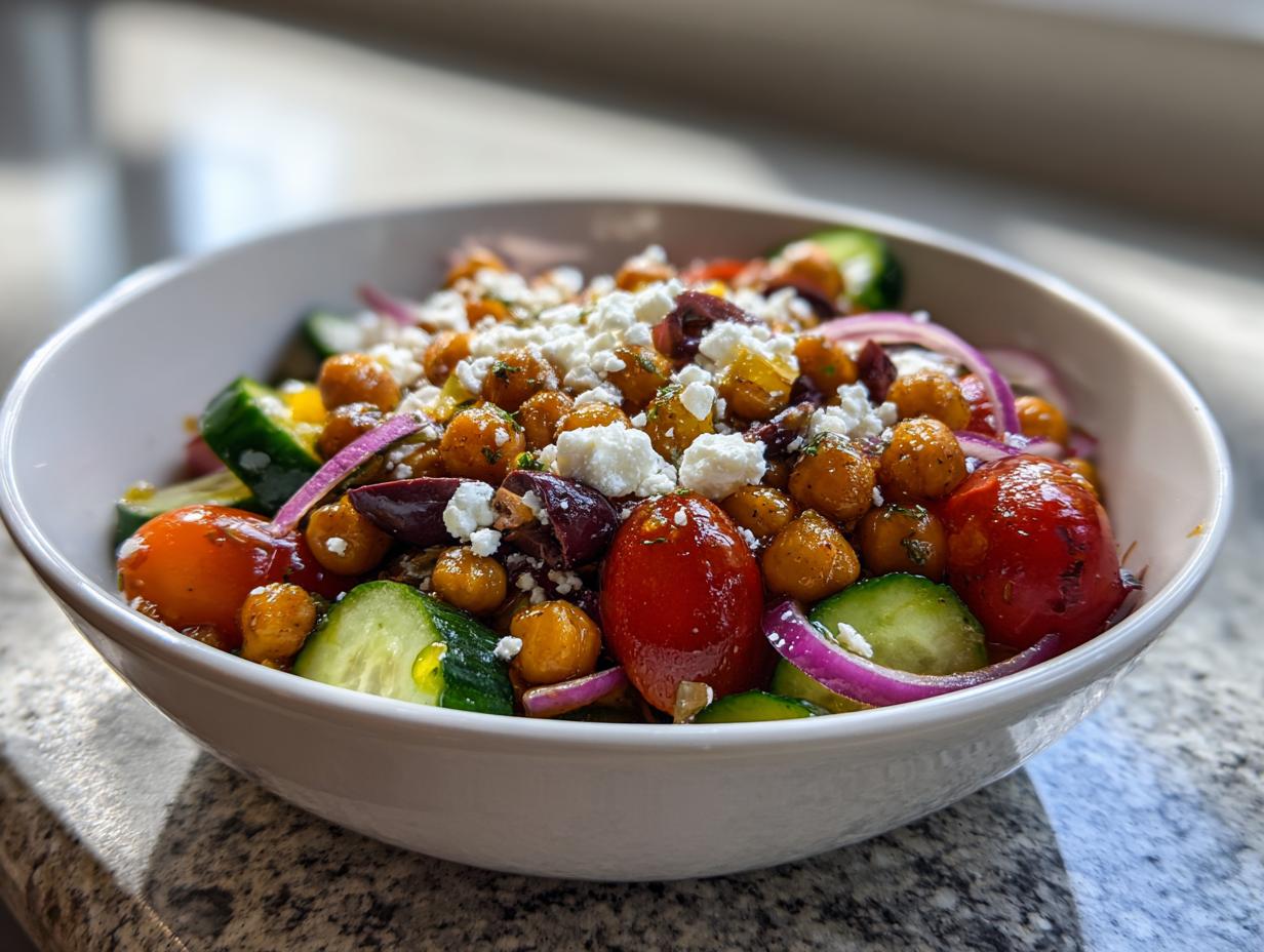 Greek Chickpea Bowl