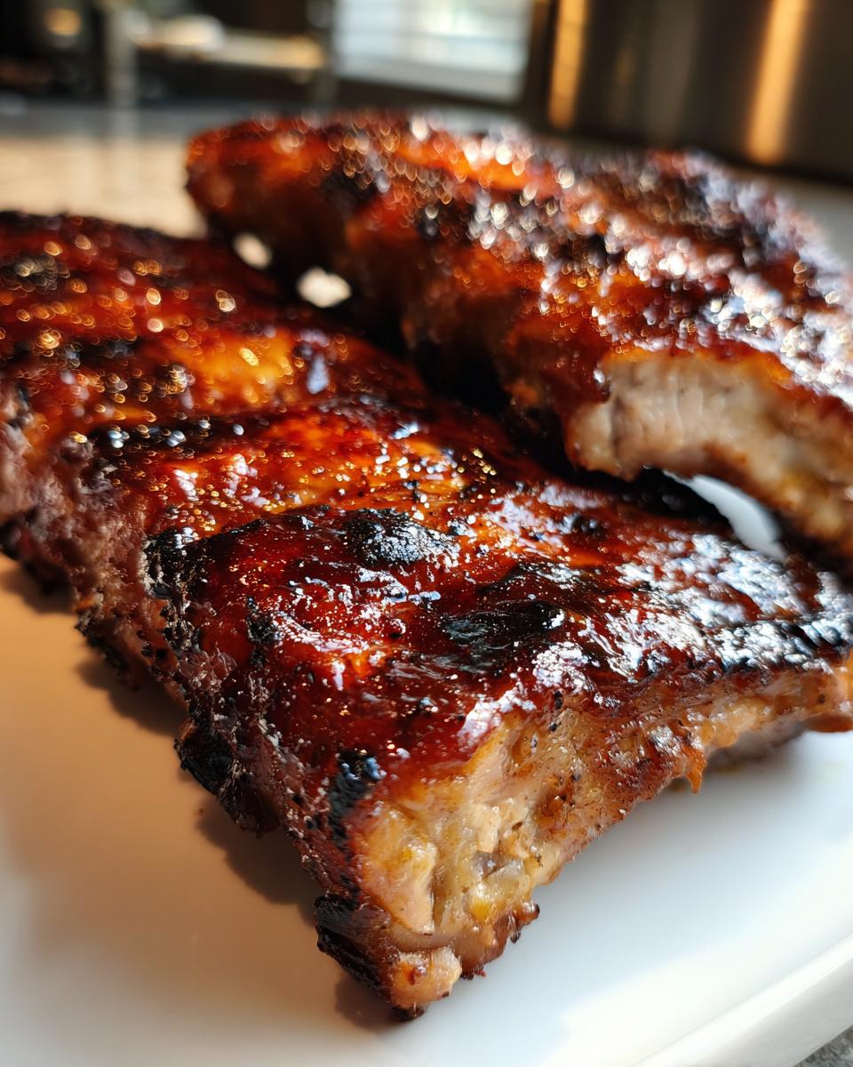 Grilled BBQ Ribs - detail 2