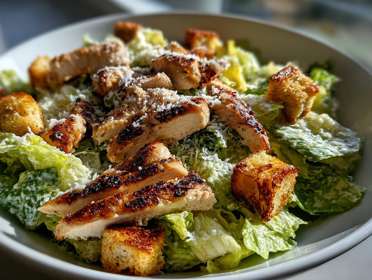 Grilled Chicken Caesar Salad