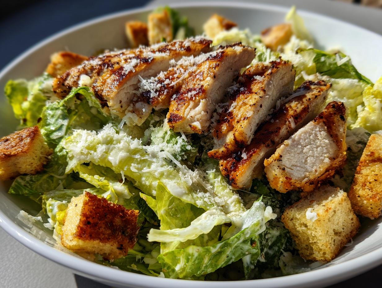 Grilled Chicken Caesar Salad