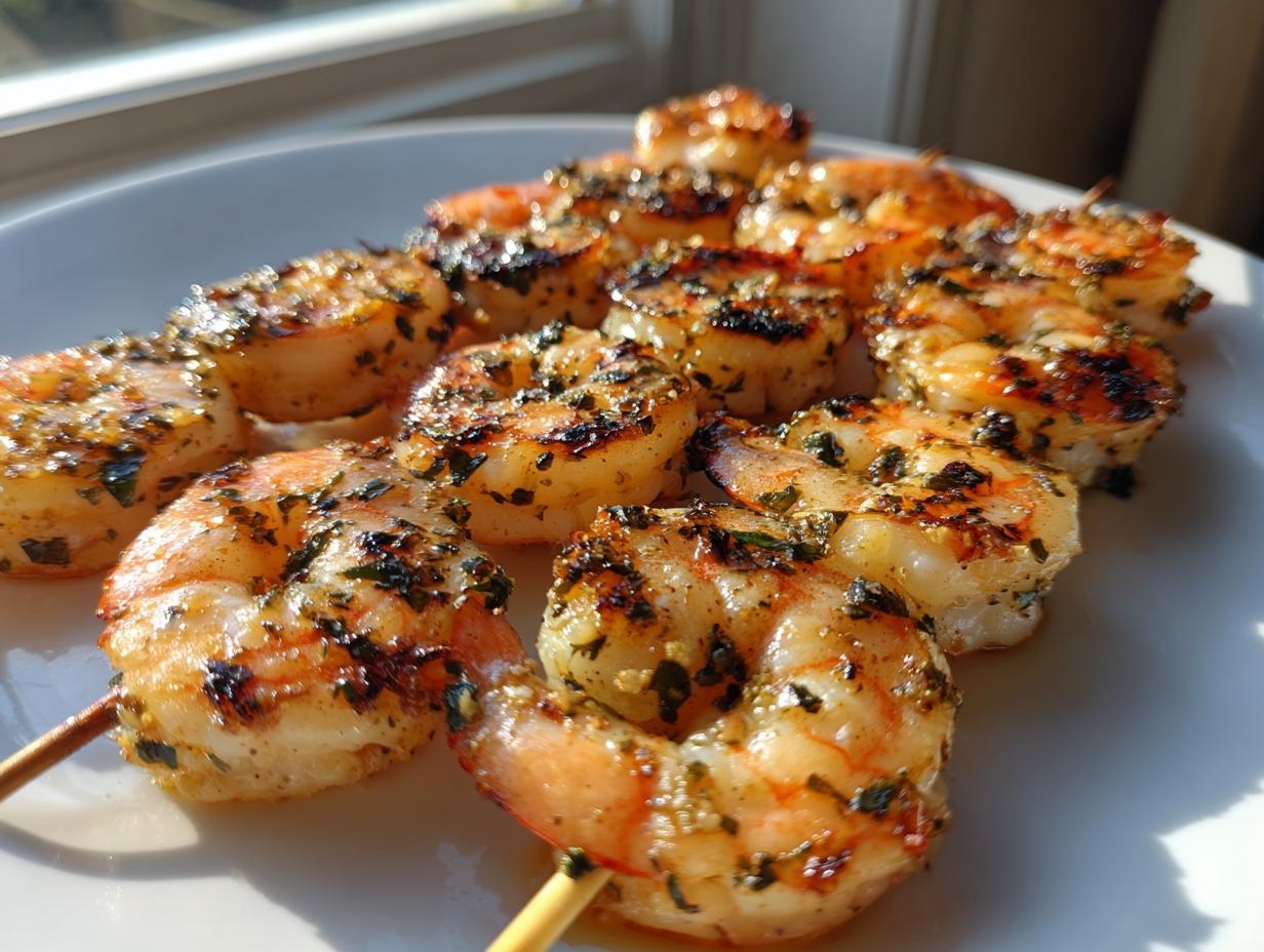Home 15 Grilled Shrimp Skewers