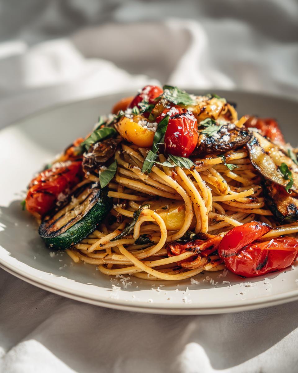 Grilled Veggie Pasta - detail 1