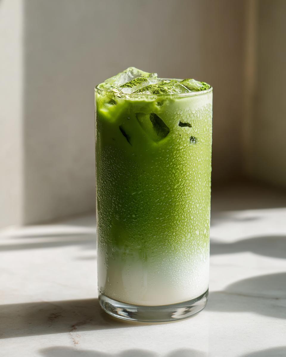 Iced Coconut Matcha - detail 1