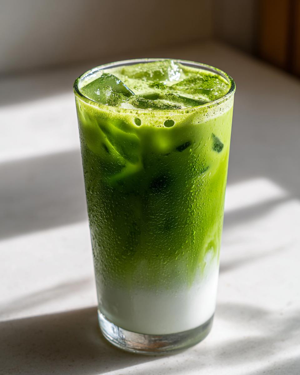 Iced Coconut Matcha - detail 2