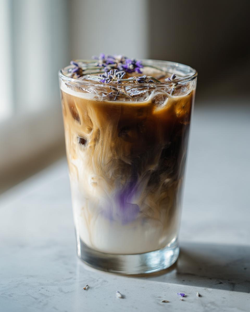 Iced Lavender Latte - detail 1