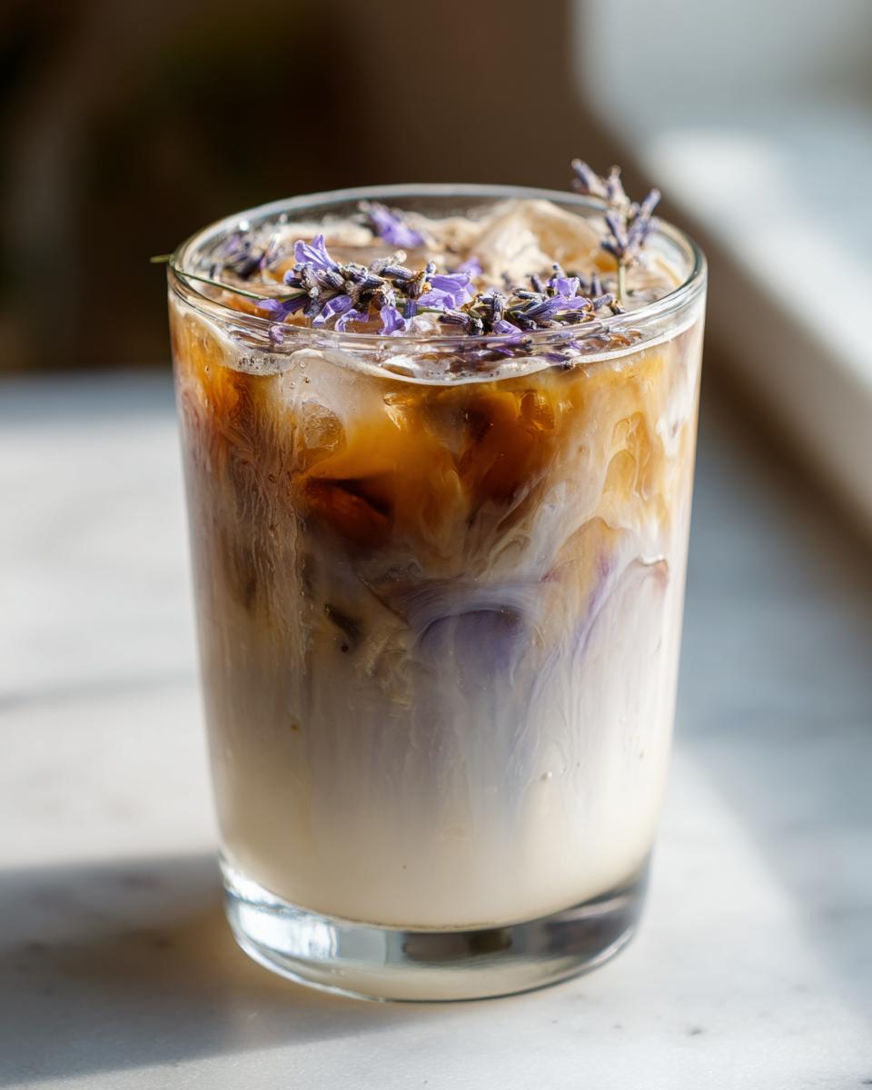Iced Lavender Latte - detail 2