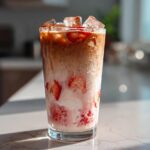 Iced Strawberry Latte