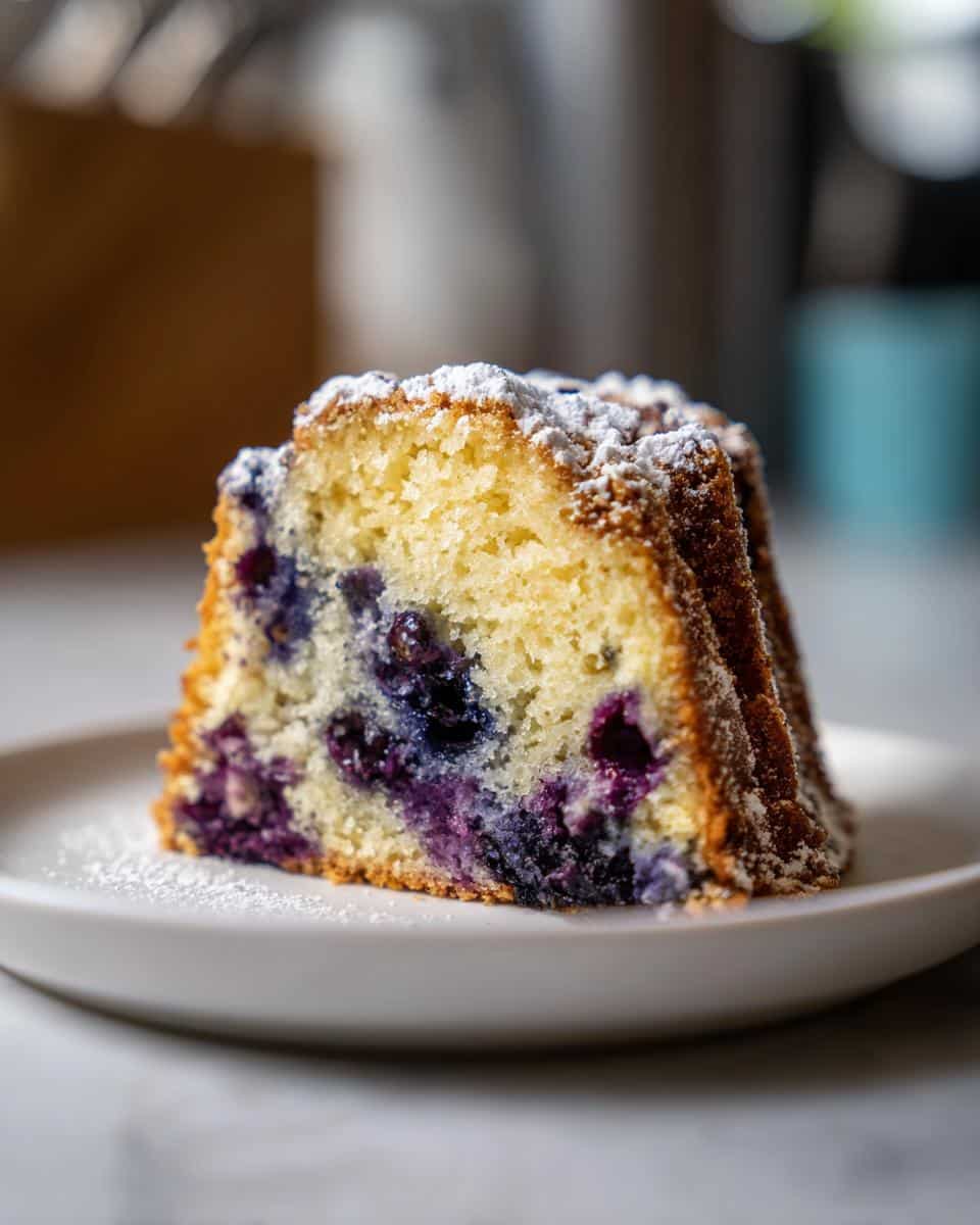 Lemon Blueberry Cake - detail 2