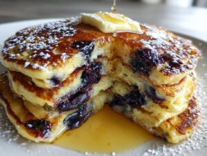 Home 14 Lemon Blueberry Pancakes