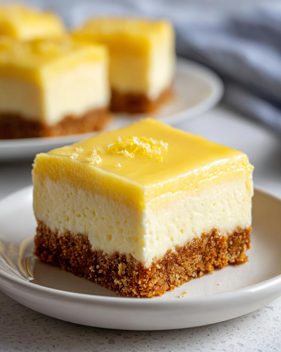 Irresistible 16-Lemon Cheesecake Bars Recipe You'll Crave 5 Lemon Cheesecake Bars - detail 2