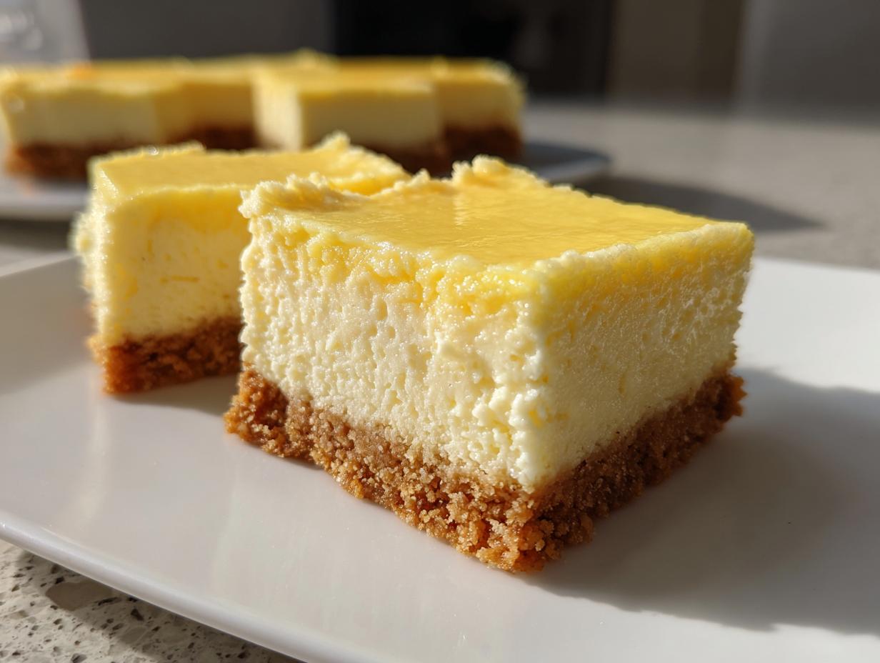 Lemon Cheesecake Bars