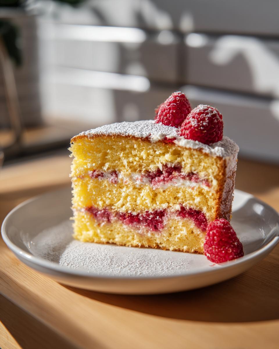 Lemon Raspberry Cake - detail 2
