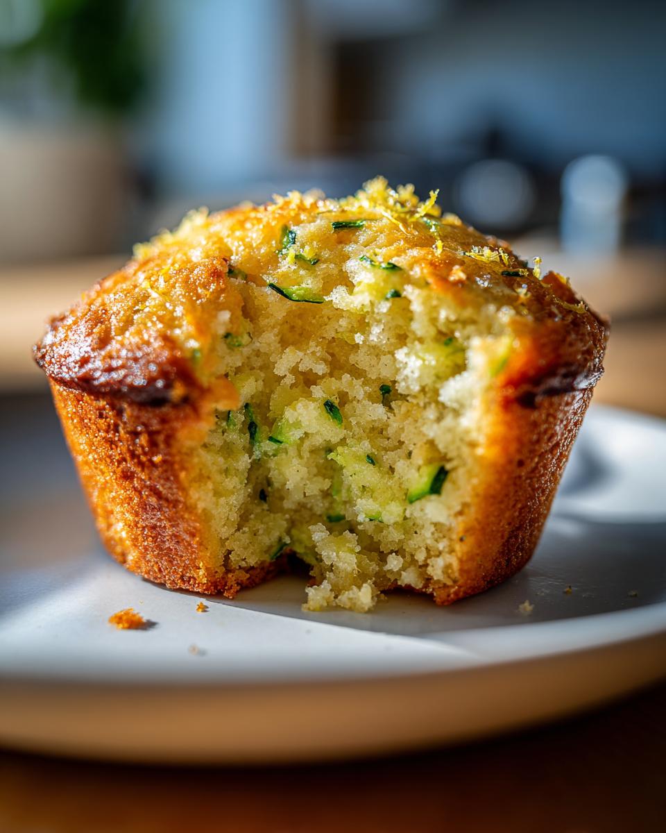 Lemon Zucchini Muffins - detail 1