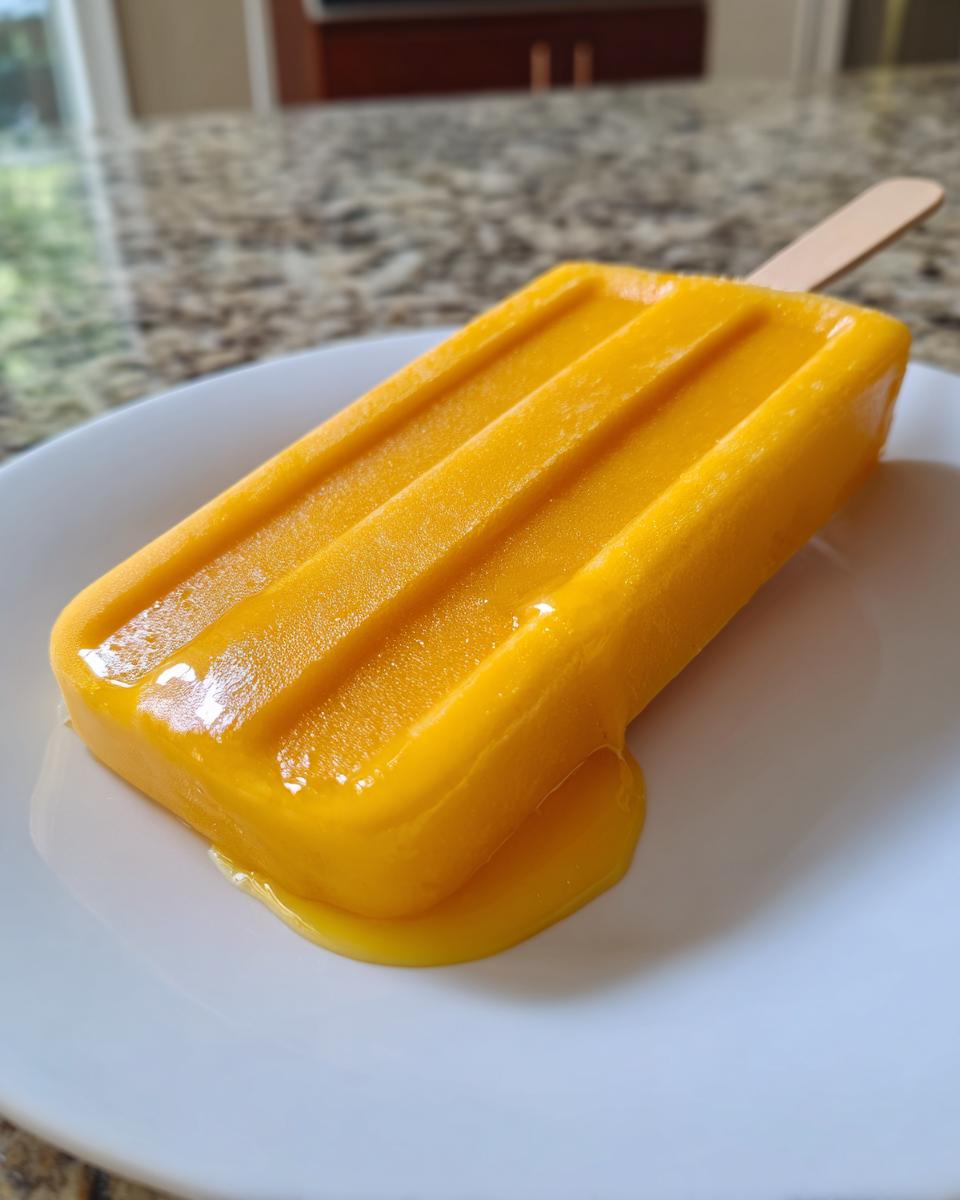 Mango Lime Popsicles - detail 1