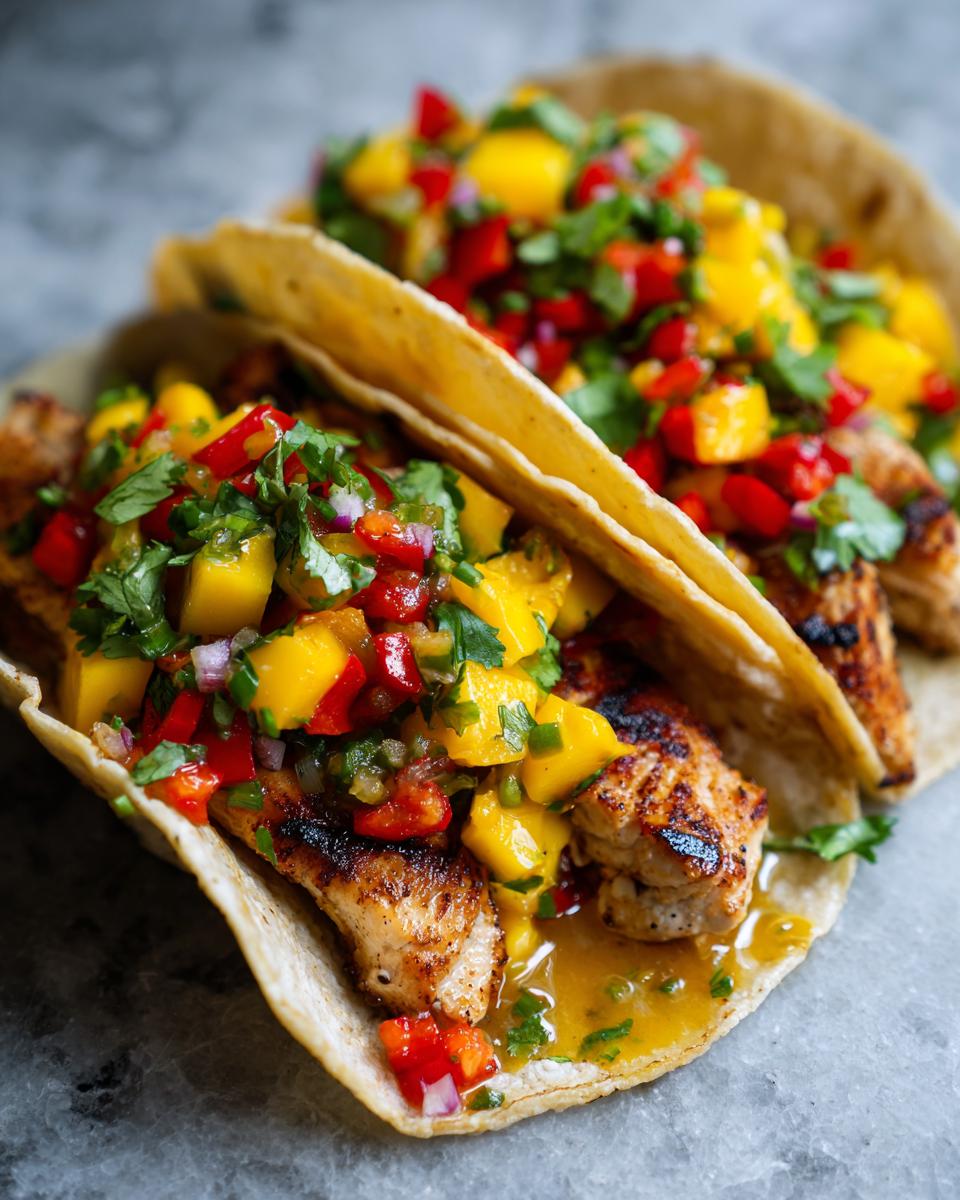 Mango Salsa Tacos - detail 2