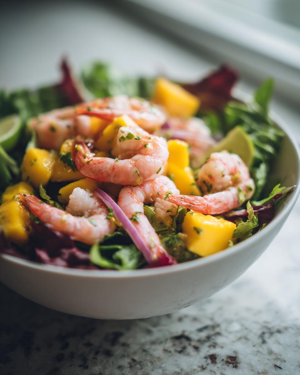 Mango Shrimp Salad - detail 1