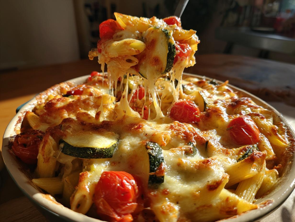 Home 15 Mediterranean Pasta Bake