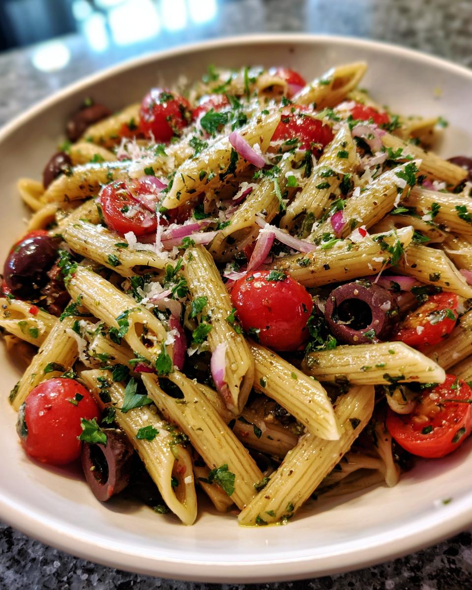 Pasta Salad with Italian Herbs - detail 1