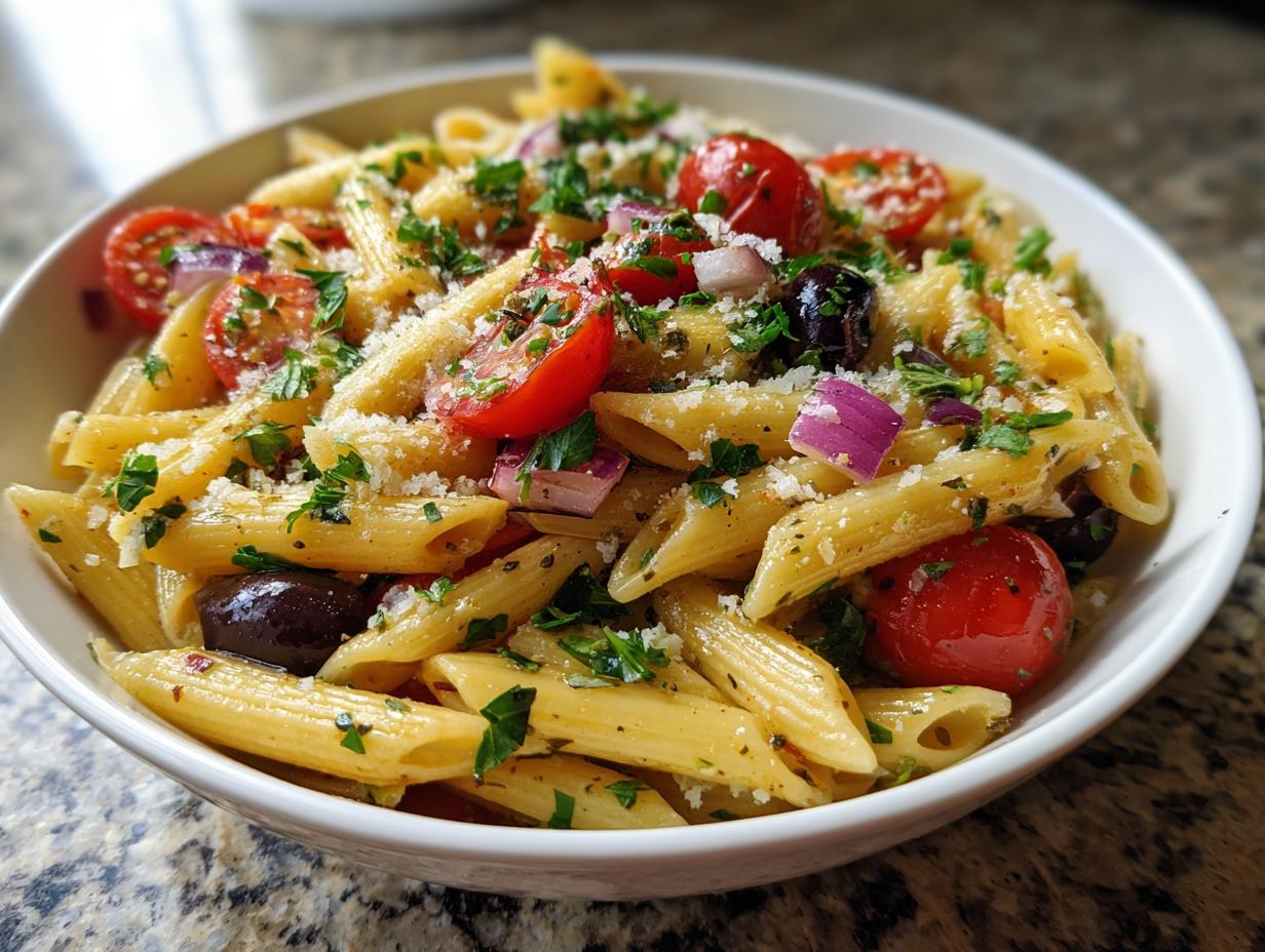 Pasta Salad with Italian Herbs