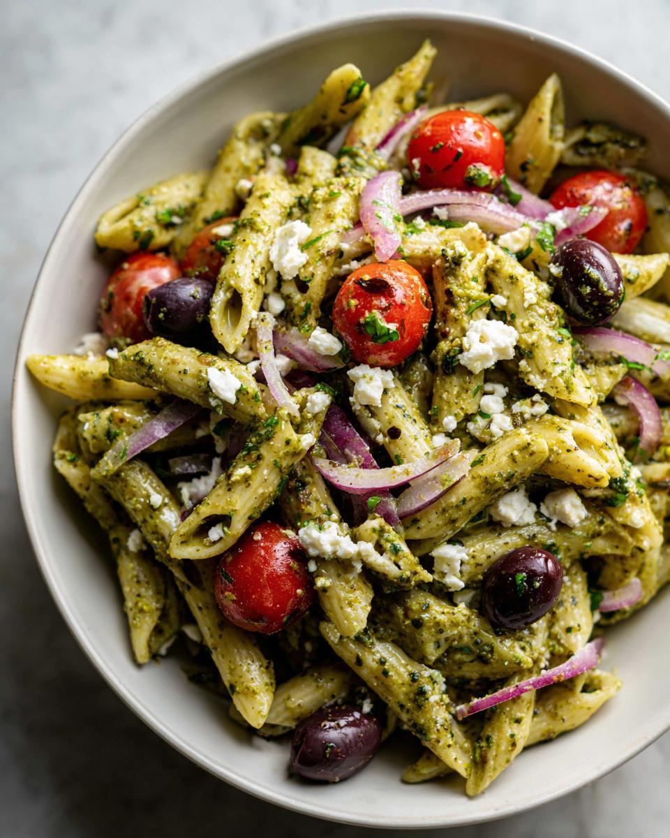 Pasta Salad with Pesto - detail 2