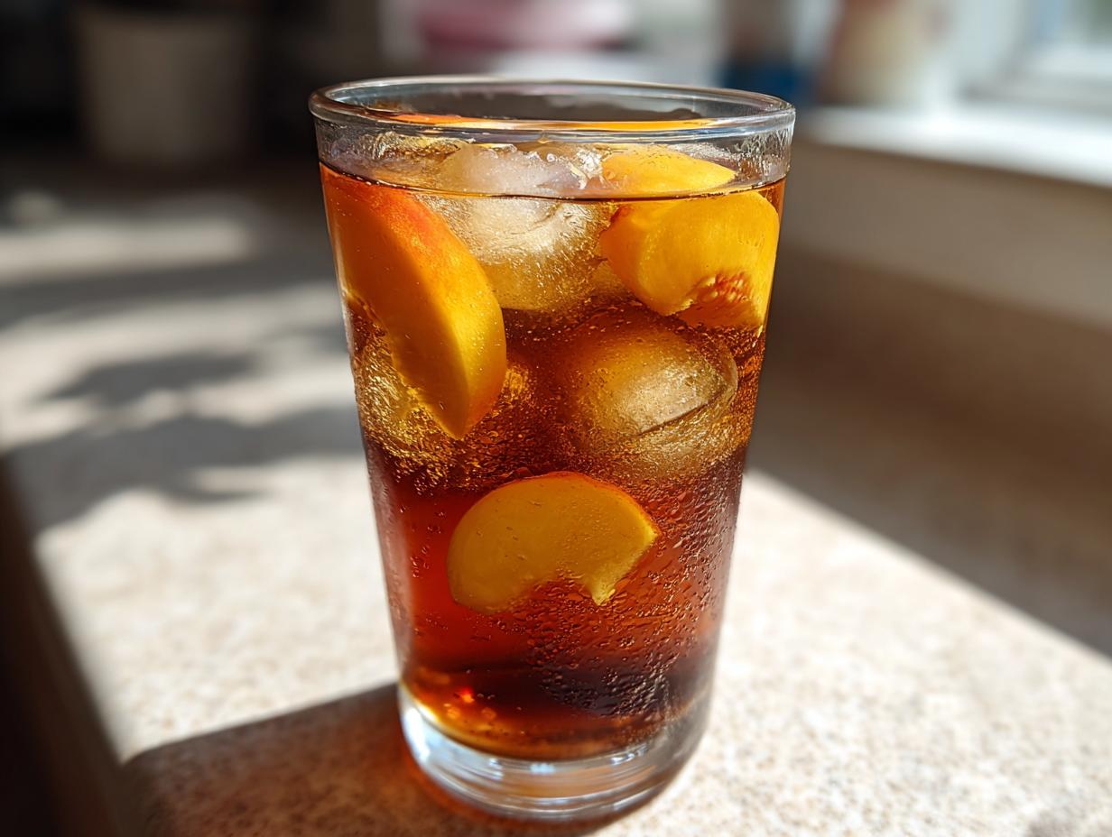Peach Iced Black Tea