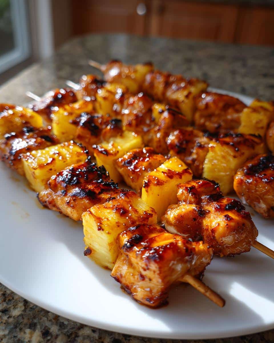 Pineapple Chicken Skewers - detail 1