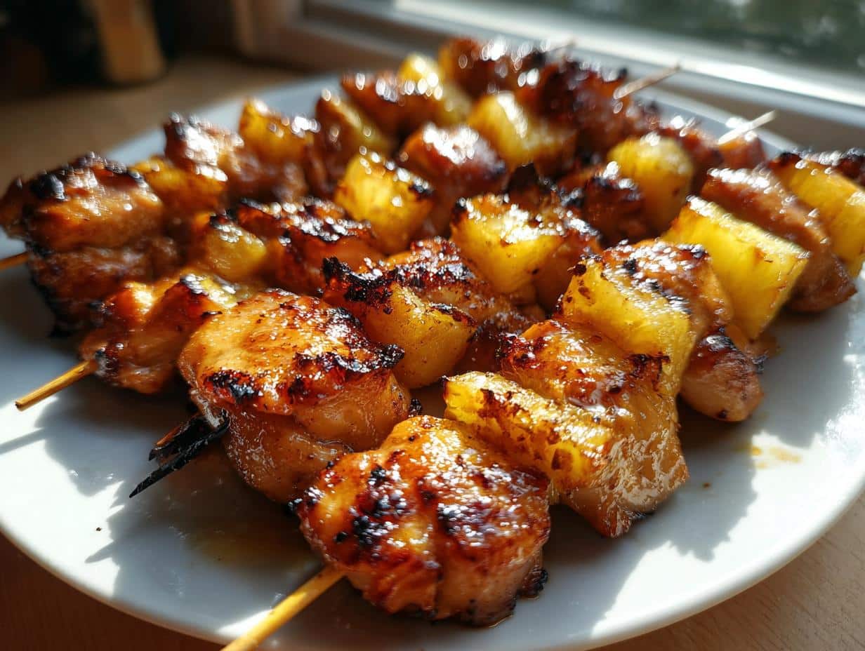 Pineapple Chicken Skewers